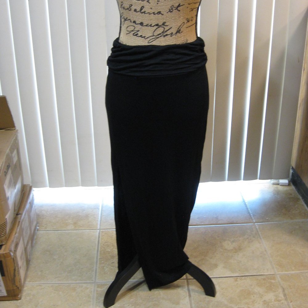 NWT Arden B black long maxi skirt XS extra small